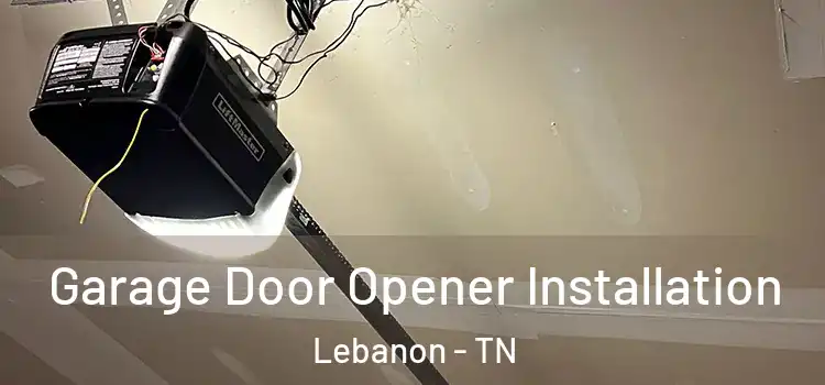  Garage Door Opener Installation Lebanon - TN
