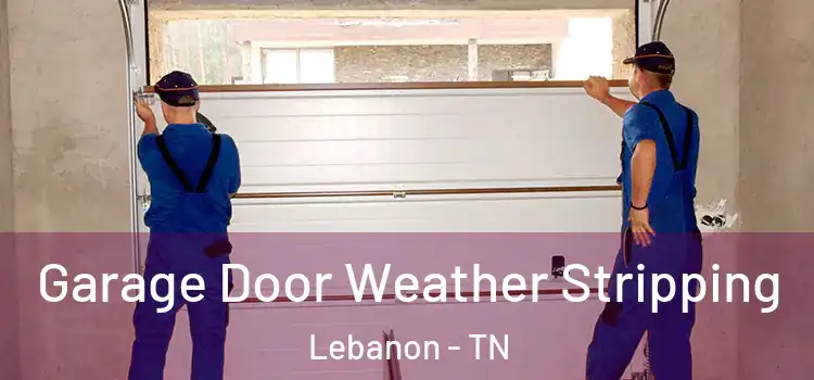  Garage Door Weather Stripping Lebanon - TN
